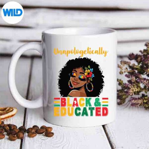 Unapologetically Black Educated Dop E Melanin Christmas SVG PNG Download