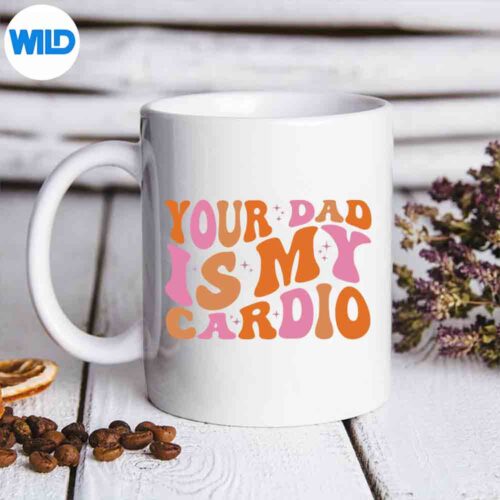 Your Dad Is My Cardio Gym Fathers Day SVG PNG Cut File