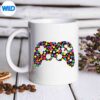 ColorfulGameControllerHappyInternationalDotDaymug