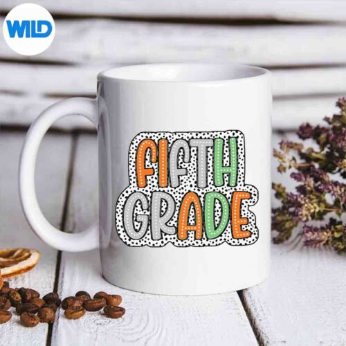 Grade Back To School Dalmatian Dots Teacher Student SVG PNG Download