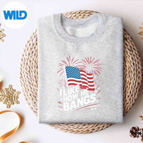 Alternative view of I Like How He Bangs July 4th Couple I Like How She Explodes Retro Funny SVG PNG