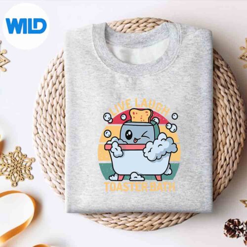 ToasterBathRetroLiveLaughToasterBathsweater