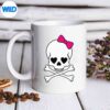CuteGirlSkullCrossbonesPiratemug