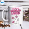FuckOffBreastCancerUnicornCatButterflyQuotemug 1