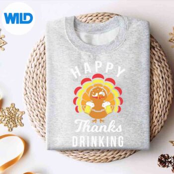 HappyThanksDrinkingThanksgivingBeersweater
