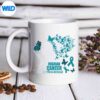 HopeLoveCureOvarianCancerAwarenessButterflyHairmug