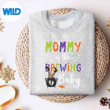 MommyOfTheBrewingBabyHalloweenWitchBabyShowersweater