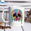 PansexualLgbtqCandleSugarSkullGayPridemug