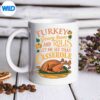 TurkeyGravyBeansAndRollsCasseroleThanksgivingmug