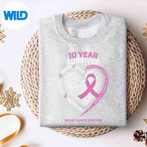 Alternative view of Year Breast Cancer Awareness Survivor Warrior Fighter SVG PNG Digital Design