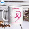 YearsCancerFreeYearBreastCancerSurvivorSillyFunnymug
