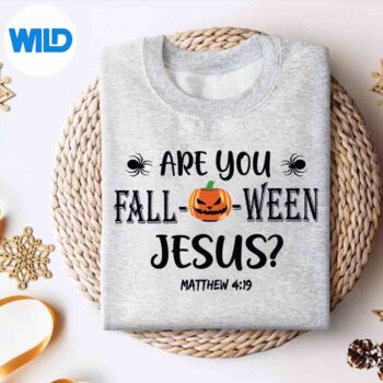 AreYouFalloweenJesusHalloweenPumpkinsweater