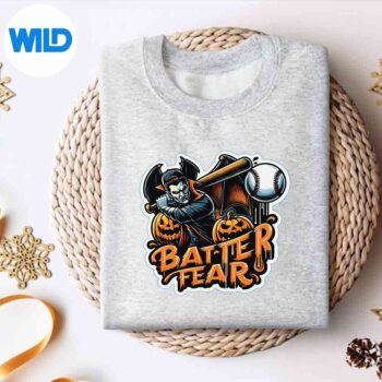 BatterFearBaseballCostumeHalloweensweater