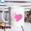 BlessedToBeCalledBreastCancerSurvivorPinkButterflymug