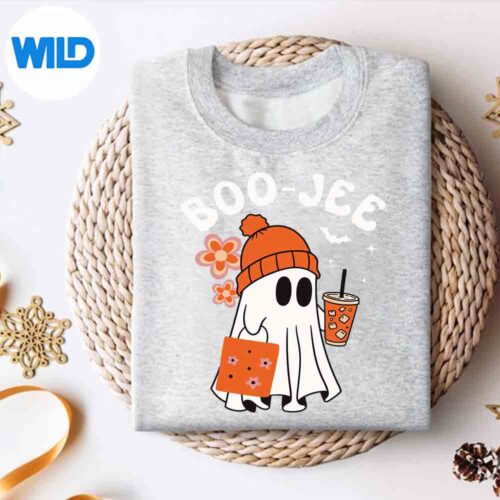 Alternative view of Boo Jee Ghost Halloween Boo Jee Ghost Spooky Season Cut File