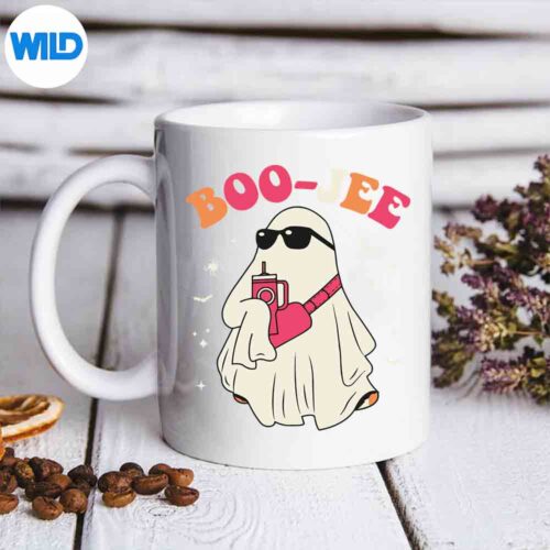 Boojee Halloween Ghost Spooky Season Cute Boo Jee Girl SVG PNG Digital Download