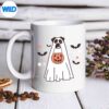 BrindleBoxerBooGhostDogLoverHalloweenCostumemug