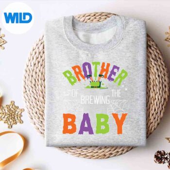 BrotherOfBrewingBabyHalloweenThemeBabyShowerSpookysweater