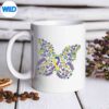 ButterflyBladderCancerAwarenessSurvivorRibbonmug