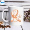 CancerSurvivorPeachRibbonEndometrialCancerAwarenessmug