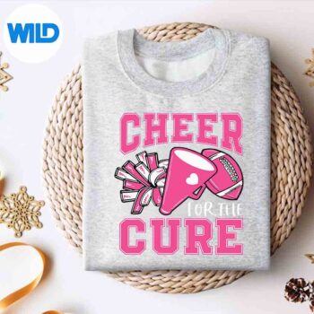CheerForTheCureBreastCancerAwarenessCheerleadersweater
