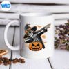 DabbingSkeletonSkullDabDancePumpkinHalloweenmug