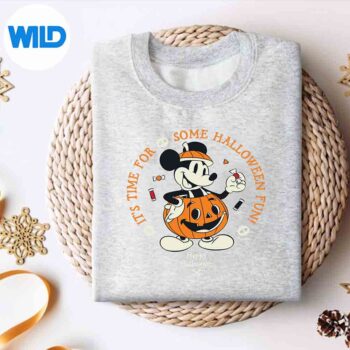 DisneyMickeyMouseTimeForHalloweenFunPumpkinCostumesweater