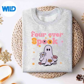 FourEverSpookyGhostHalloweenPartysweater