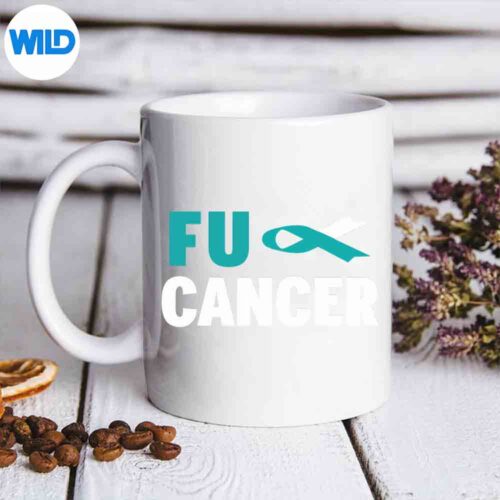 Fuck Cervical Cancer Cervical Cancer Awareness SVG PNG Digital Design