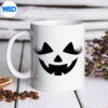 HalloweenJackOLanternPumpkinEyelashesFacemug
