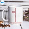 HeadNeckCancerFightCancerRibbonDelightedmug