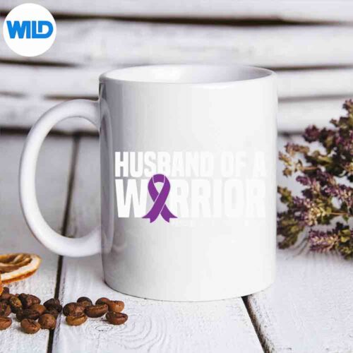 Husband Of A Warrior Pancreatic Cancer Awareness SVG Cut File