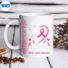 IWearPinkForMyCousinBreastCancerAwarenessHerFightmug