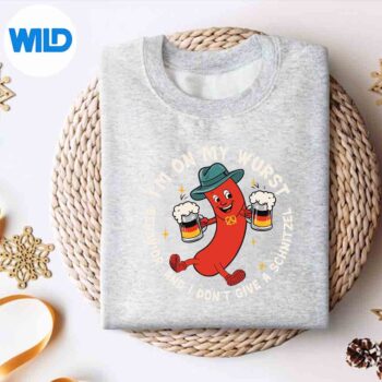 ImOnMyWurstBehaviorIDontGiveSchnitzelOktoberfestRelaxCutesweater