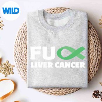 LiverCancerAwarenessEmeraldGreenRibbonsweater