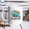 LivingTheBeachLifeManateesRelaxingSeasidemug