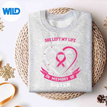 LossInMemoryOfMySisterBreastCancerAwarenessMemorialsweater