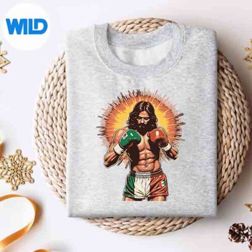 Mexican Boxer Jesus Christ Patriotic Boxing Gloves Fighter Silhouette SVG PNG Cut File 5 MexicanBoxerJesusChristPatrioticBoxingGlovesFightersweater