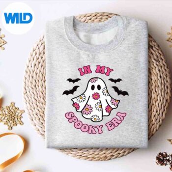 RetroCuteFloralGhostHalloweenCostumeInMySpookyErasweater