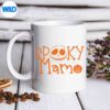 SpookyMamaPumpkinHalloweenSpookyMomMothermug