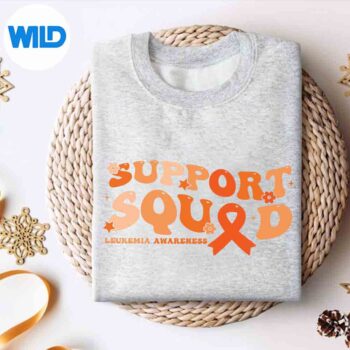 SupportSquadOrangeRibbonLeukemiaBloodCancerAwarenesssweater