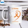 YearsCancerSurvivorOrangeLeukemiaAwarenessRibbonmug