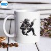 RockChimpanzeeMonkeyPlayingElectricGuitarRockAndRollmug