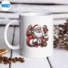 AmericanSantaClausHoldingSlothPresentXmasmug