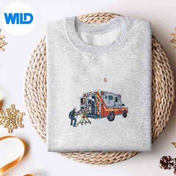 TreatEmAndYeetEmSkeletonAmbulancesweater