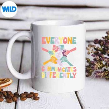 EveryoneCommunicatesDifferentlySpecialEducationAutismmug 1