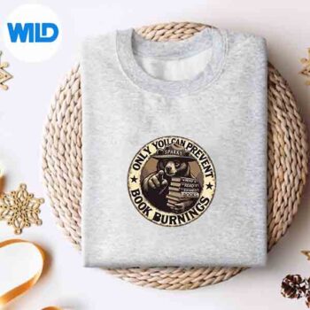 OnlyYouCanPreventBookBurningsBannedBooksReadersweater