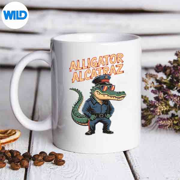 Alligator Alcatraz Merch Alcatraz Gator Prison SVG, Official