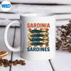 SardiniaSardinesMediterraneanVintageLemonCheckerboardmug