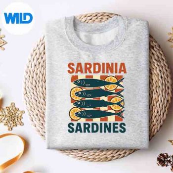 Sardinia Sardines Mediterranean Vintage Lemon Checkerboard SVG PNG Digital Design 5 SardiniaSardinesMediterraneanVintageLemonCheckerboardsweater